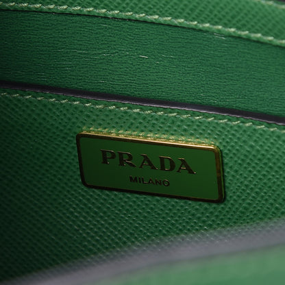 Prada Saffiano Front Pocket Tote Larice 7 of 8