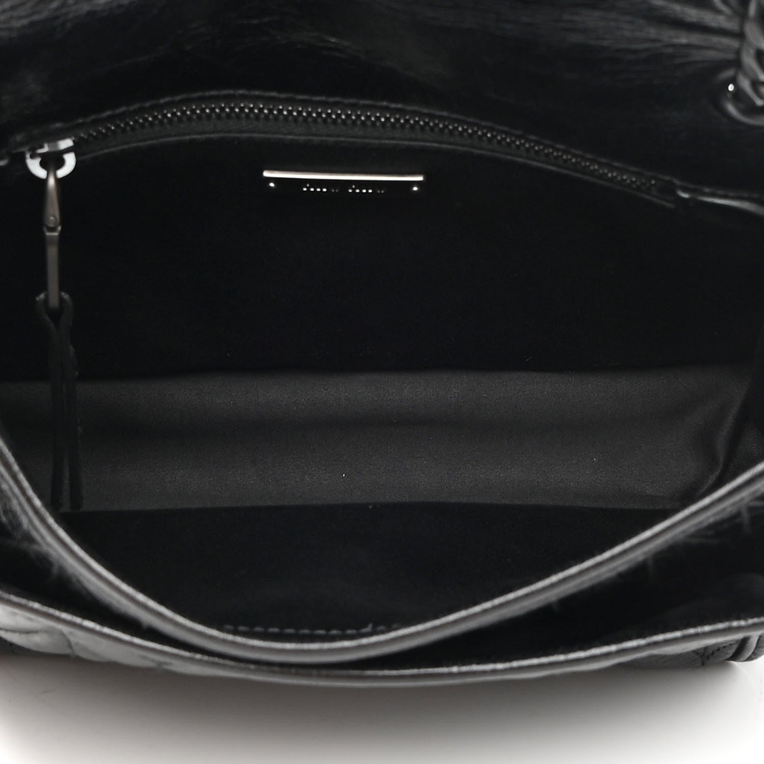 Miu Miu Vitello Shine Trapu Shoulder Bag Black 5 of 13