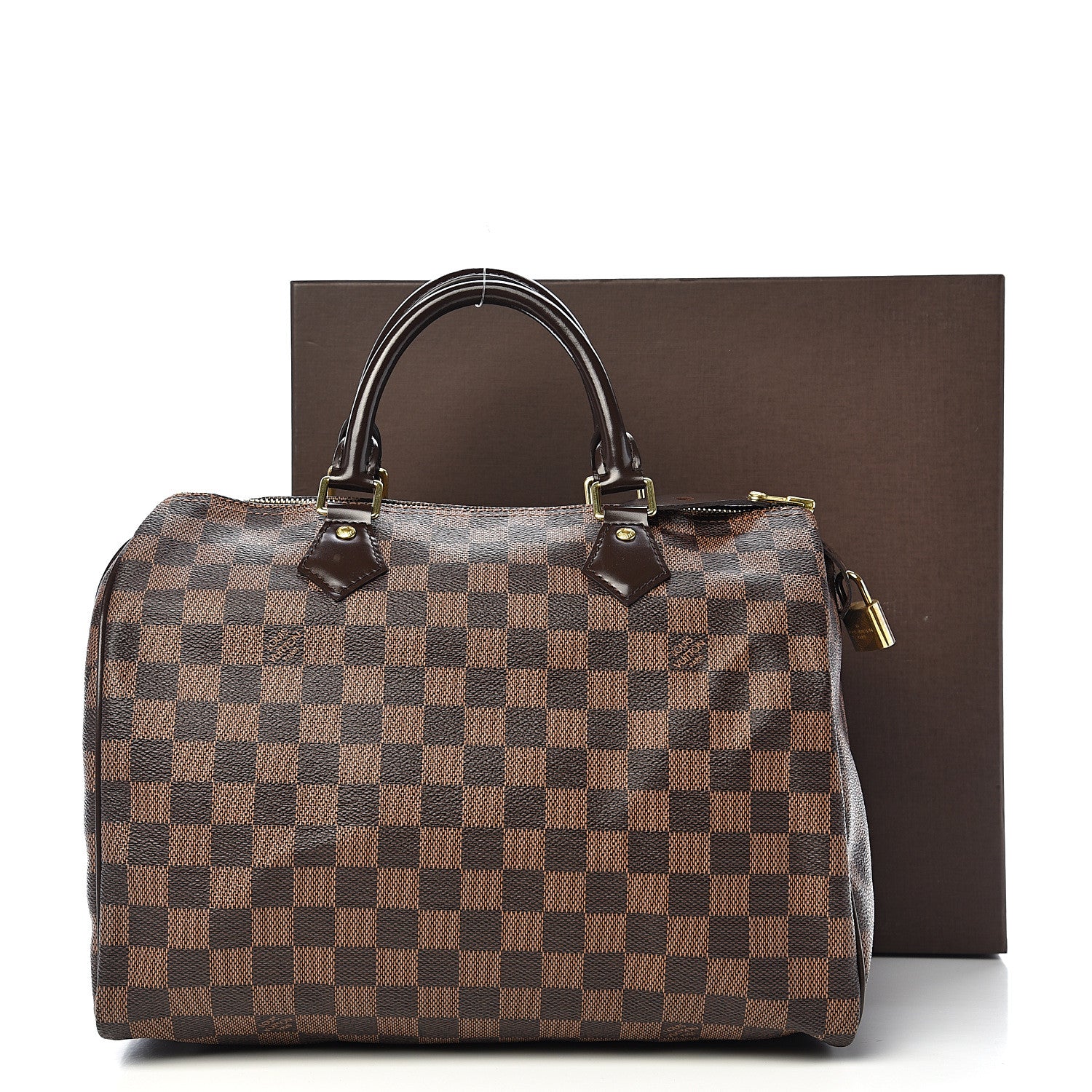 Louis Vuitton Damier Ebene Speedy 30 15 of 15