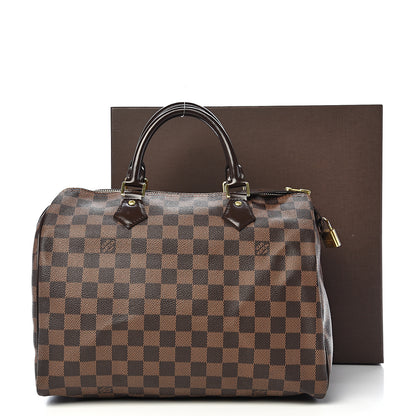 Louis Vuitton Damier Ebene Speedy 30 15 of 15