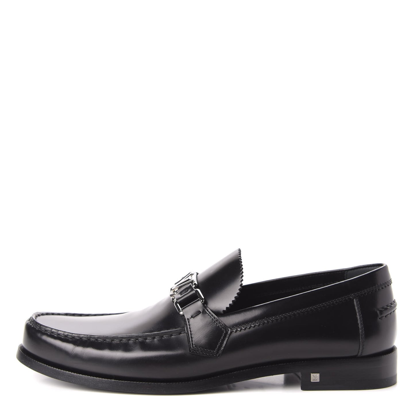 Calfskin Mens Major Loafers 9 Black