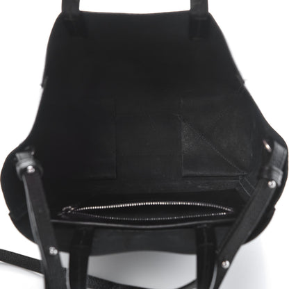 Celine Grained Calfskin Small Vertical Cabas Black 5 of 15