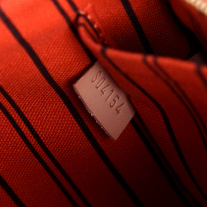 Louis Vuitton Monogram Neverfull MM GM Pochette Piment 10 of 13
