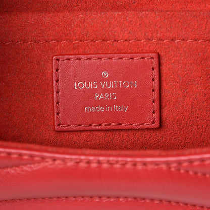 Louis Vuitton Calfskin New Wave Chain MM Ecarlate 8 of 10
