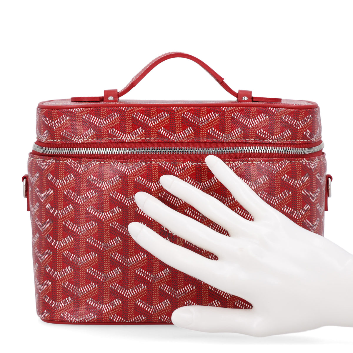 Goyard Goyardine Muse Vanity Case Red 2 of 11