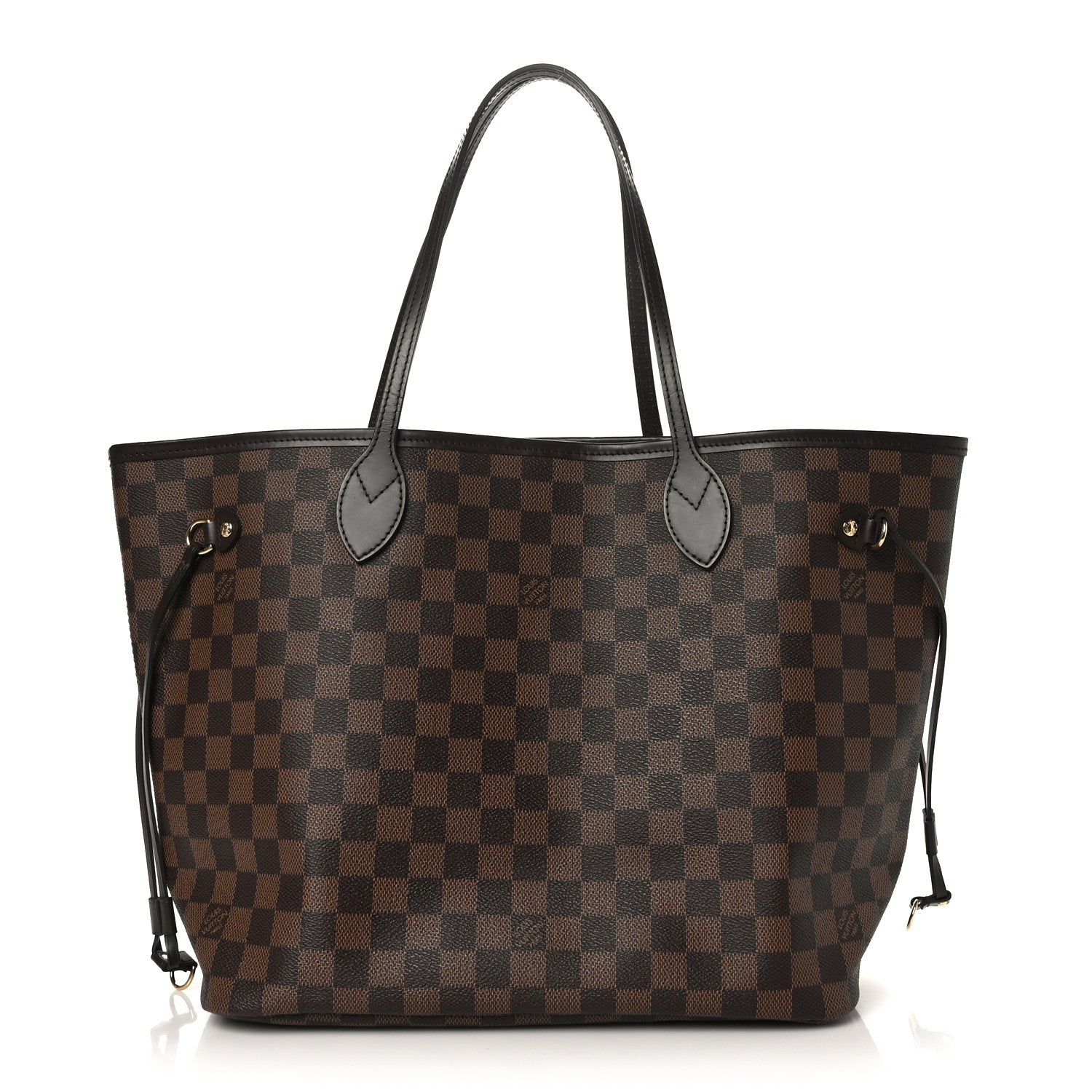 Louis Vuitton Damier Ebene Neo Neverfull MM Rose Ballerine 1 of 10