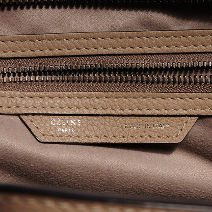 Celine Drummed Calfskin Mini Luggage Dune 5 of 8