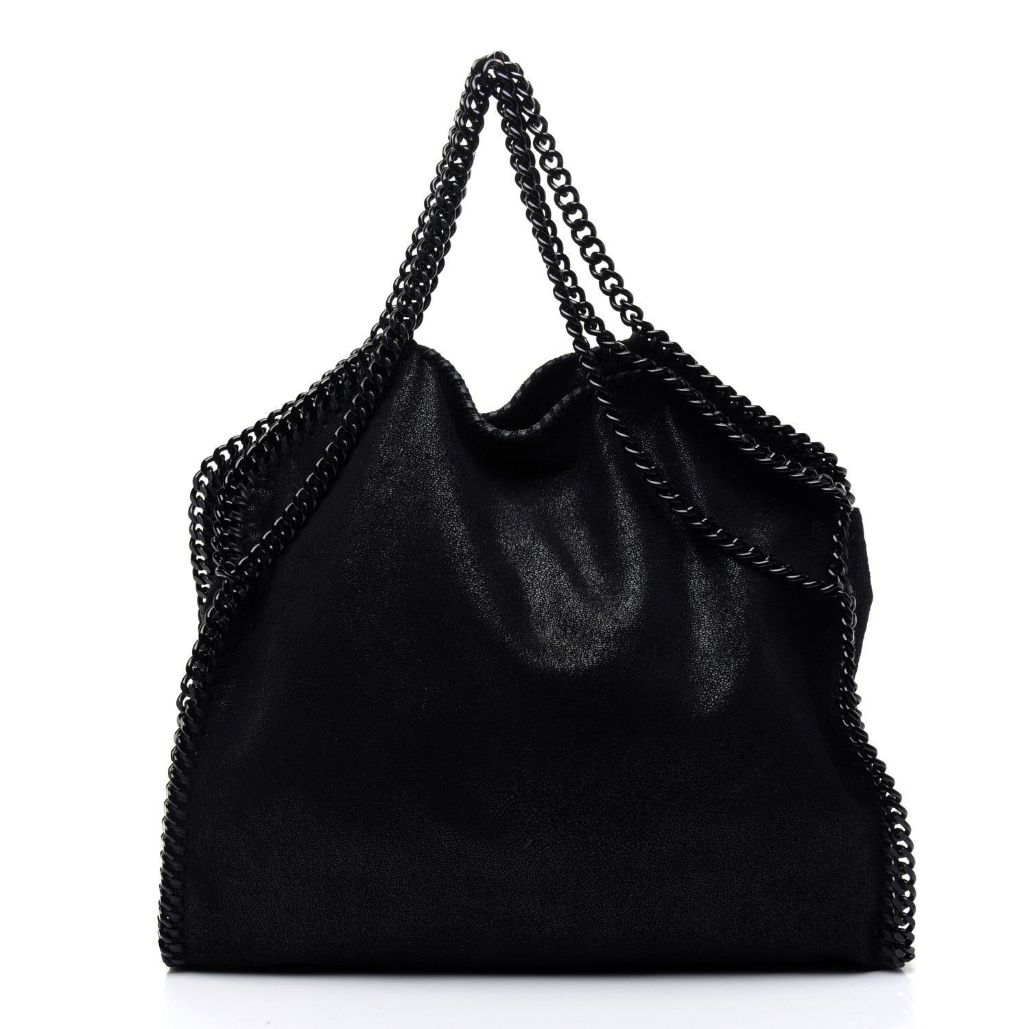 Stella McCartney Shaggy Deer Falabella Fold Over Tote Black 1 of 12