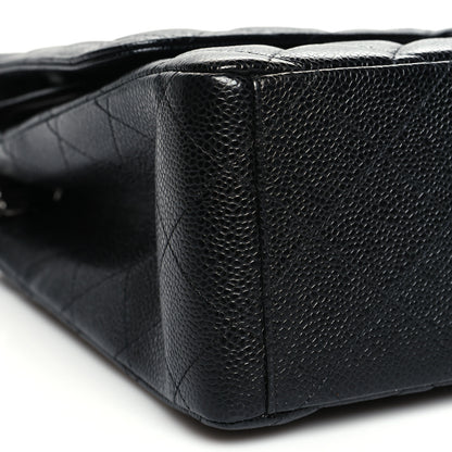 Chanel Caviar Quilted Maxi Double Flap Black 9 of 10
