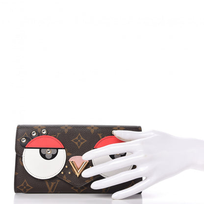 Louis Vuitton Monogram Sarah Birds Wallet 2 of 7