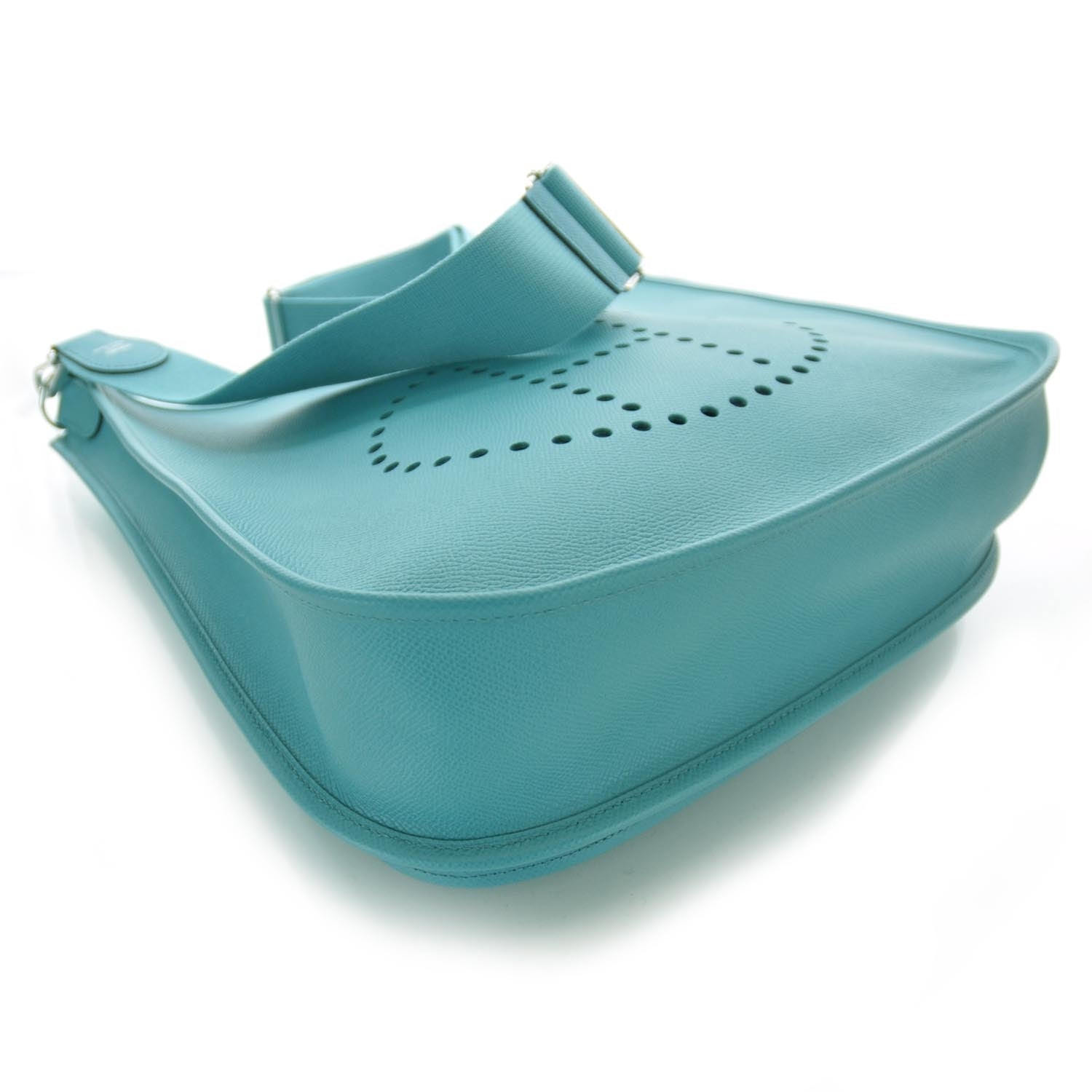 Hermes Epsom Evelyne III GM Bleu Paon 4 of 6