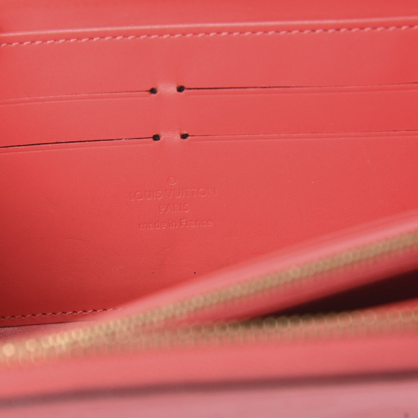 Vernis Zippy Wallet Rose Litchi