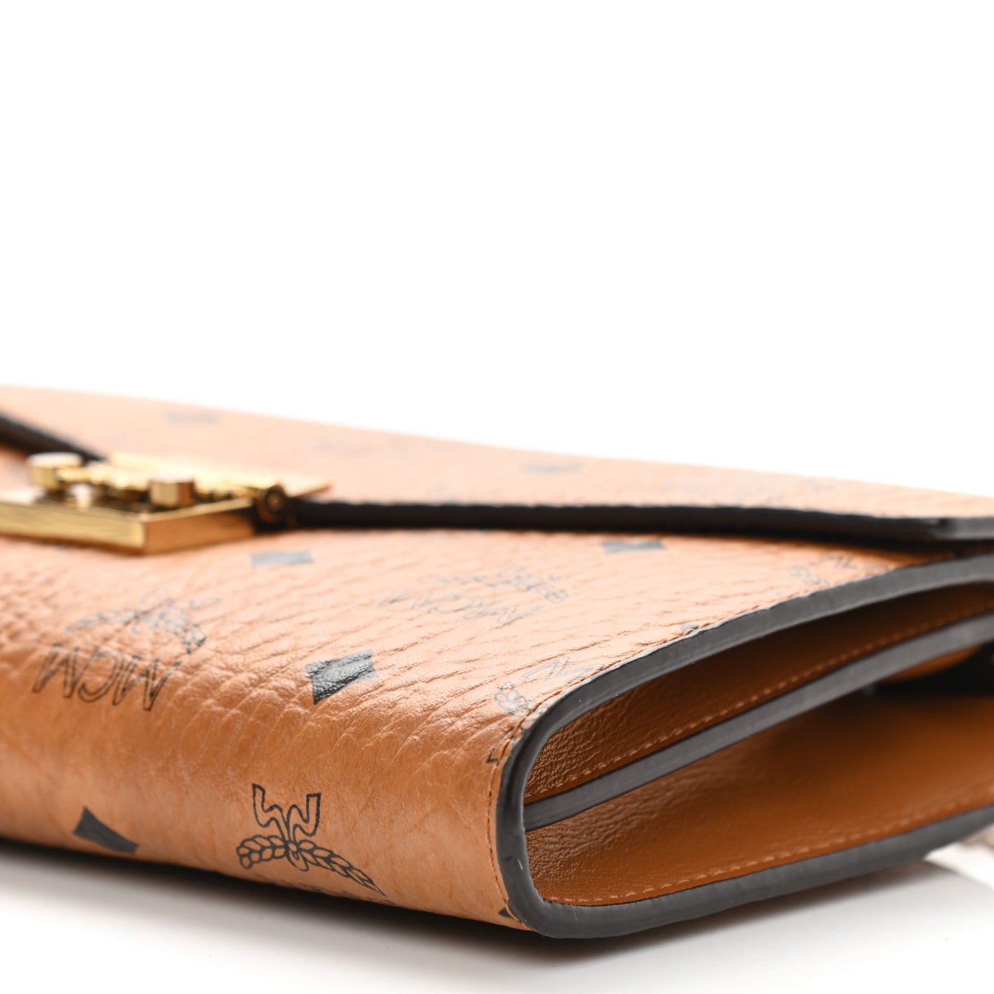 Visetos Medium Patricia Wallet On Chain Cognac