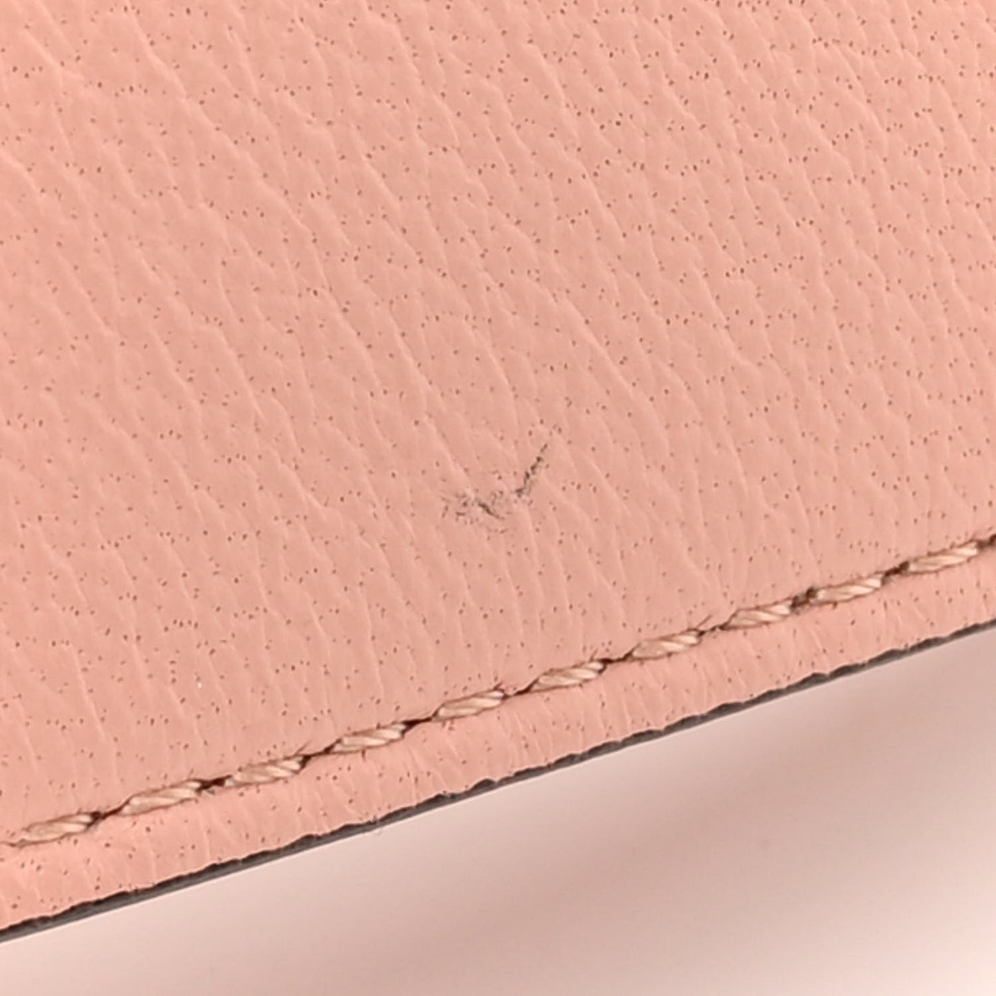 Nappa FF 1974 Embossed Baguette Rosa Bourbon