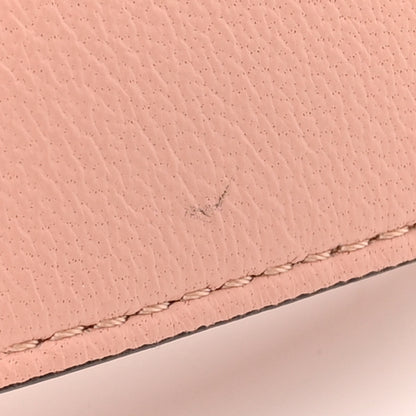 Fendi Nappa FF 1974 Embossed Baguette Rosa Bourbon 11 of 12
