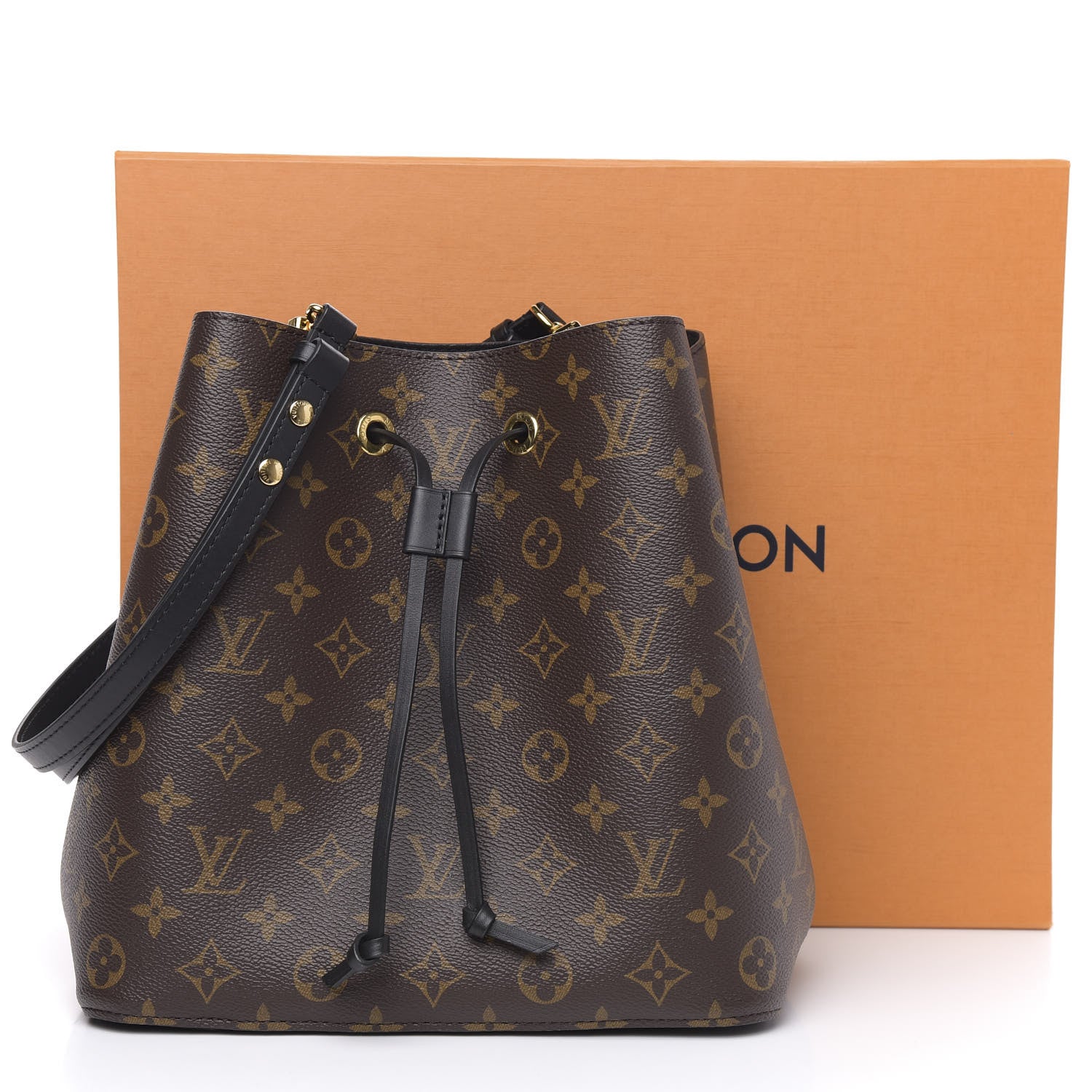Louis Vuitton Monogram Neonoe MM Black 9 of 9