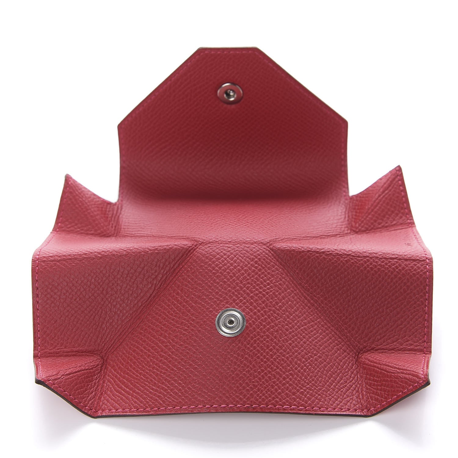 Hermes Epsom 24 Change Purse Rouge Casaque 5 of 7
