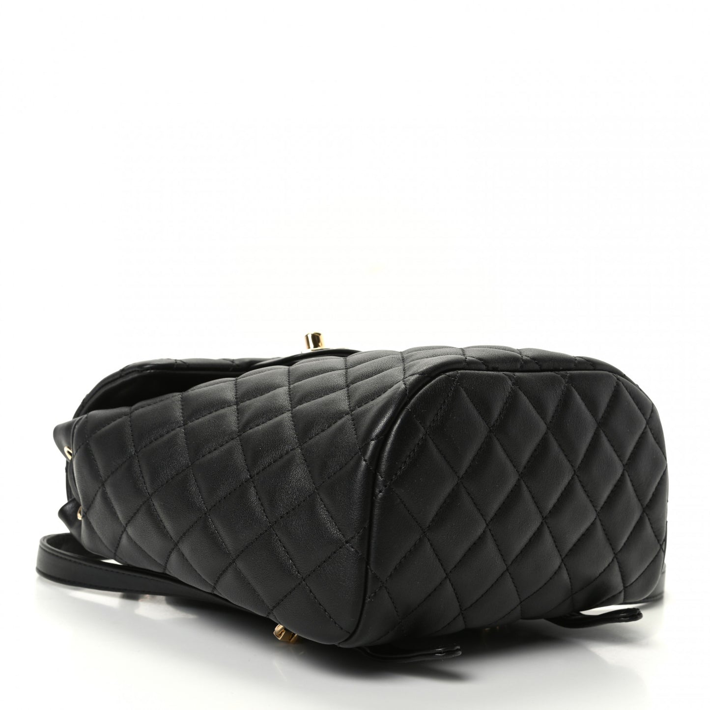 Calfskin Quilted Mini Urban Spirit Backpack Black