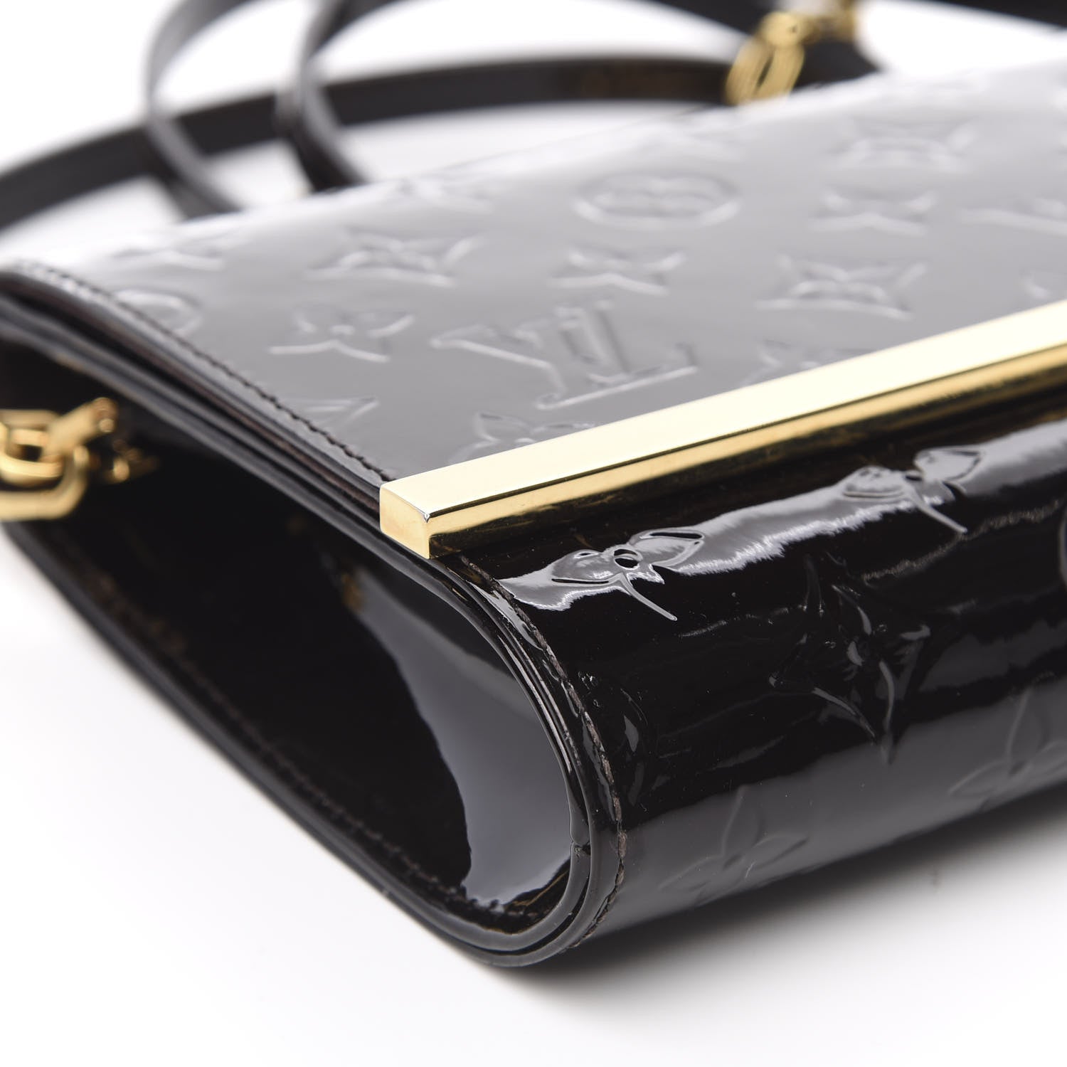 Louis Vuitton Vernis Ana Clutch Amarante 7 of 11