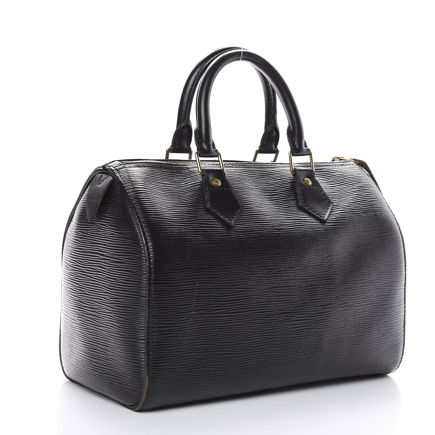 Louis Vuitton Epi Speedy 25 Black 3 of 22