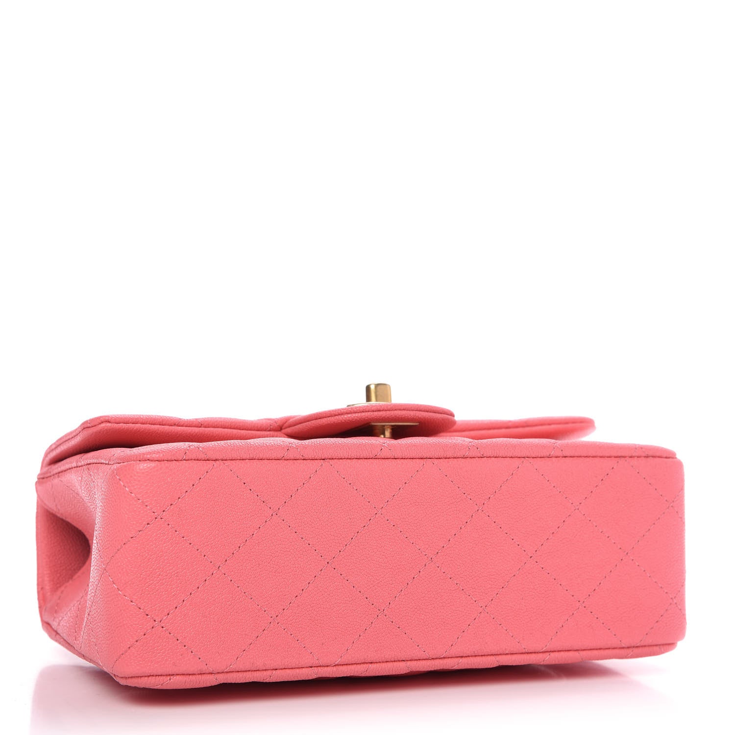 Chanel Caviar Quilted Mini Top Handle Rectangular Flap Pink 4 of 10