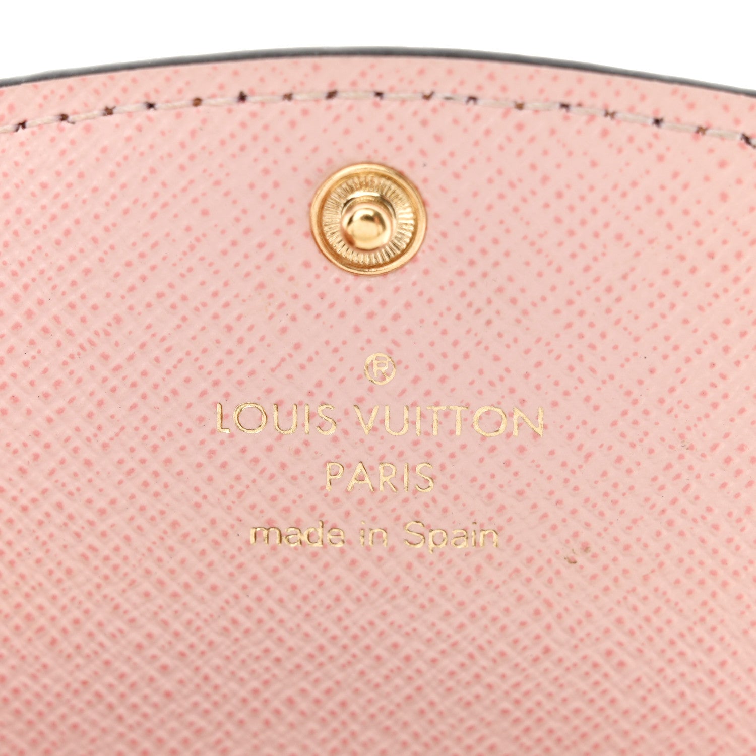 Louis Vuitton Damier Ebene Rosalie Coin Purse Rose Ballerine 6 of 8