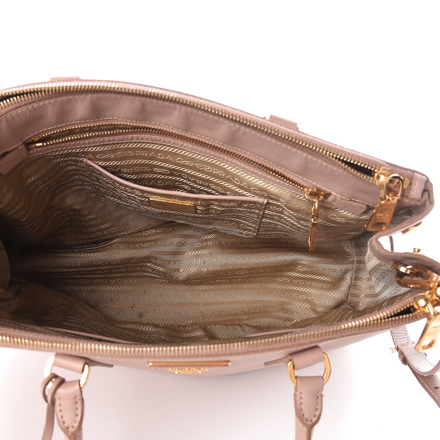 Prada Saffiano Medium Galleria Double Zip Tote Cammeo 5 of 17