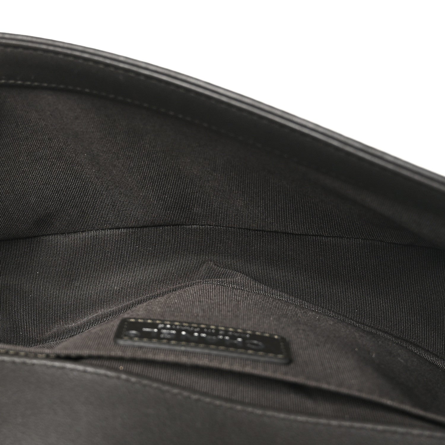 Chanel Lambskin Chevron Quilted Medium Boy Flap Dark Brown 5 of 10