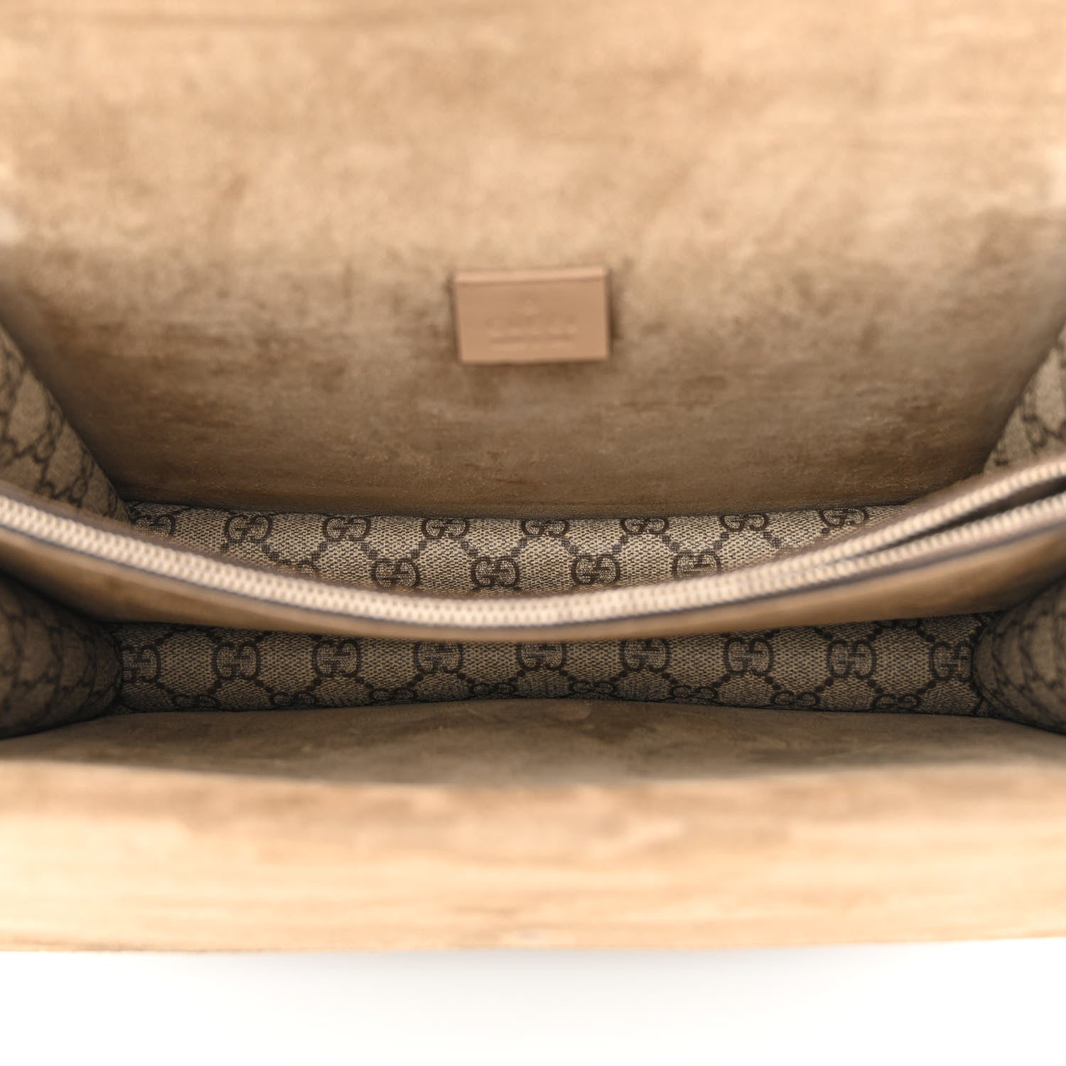 Gucci GG Supreme Monogram Medium Dionysus Shoulder Bag Taupe 5 of 12