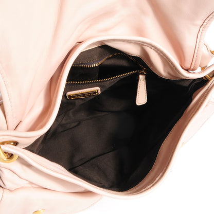 Miu Miu Matelasse Lux Nappa Coffer Hobo Cipria 5 of 10
