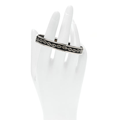 Hermes Enamel Narrow Printed Chaine D'Ancre Bracelet 65 2 of 6