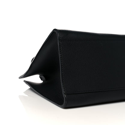 Louis Vuitton Soft Calfskin Lockme Tote MM Black 8 of 12