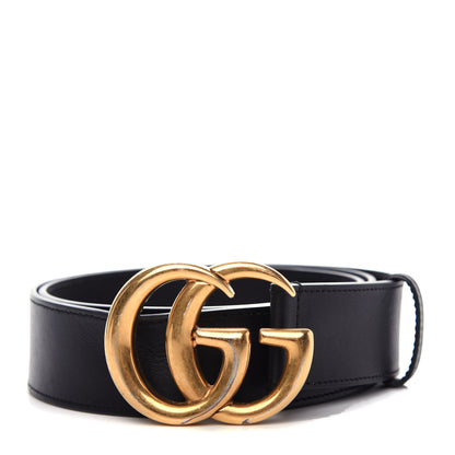 Gucci Calfskin Double G 40mm Belt 95 38 Black 1 of 6