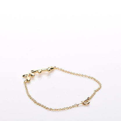 Tiffany 18K Yellow Gold Paloma Picasso Olive Leaf Bracelet 4 of 6
