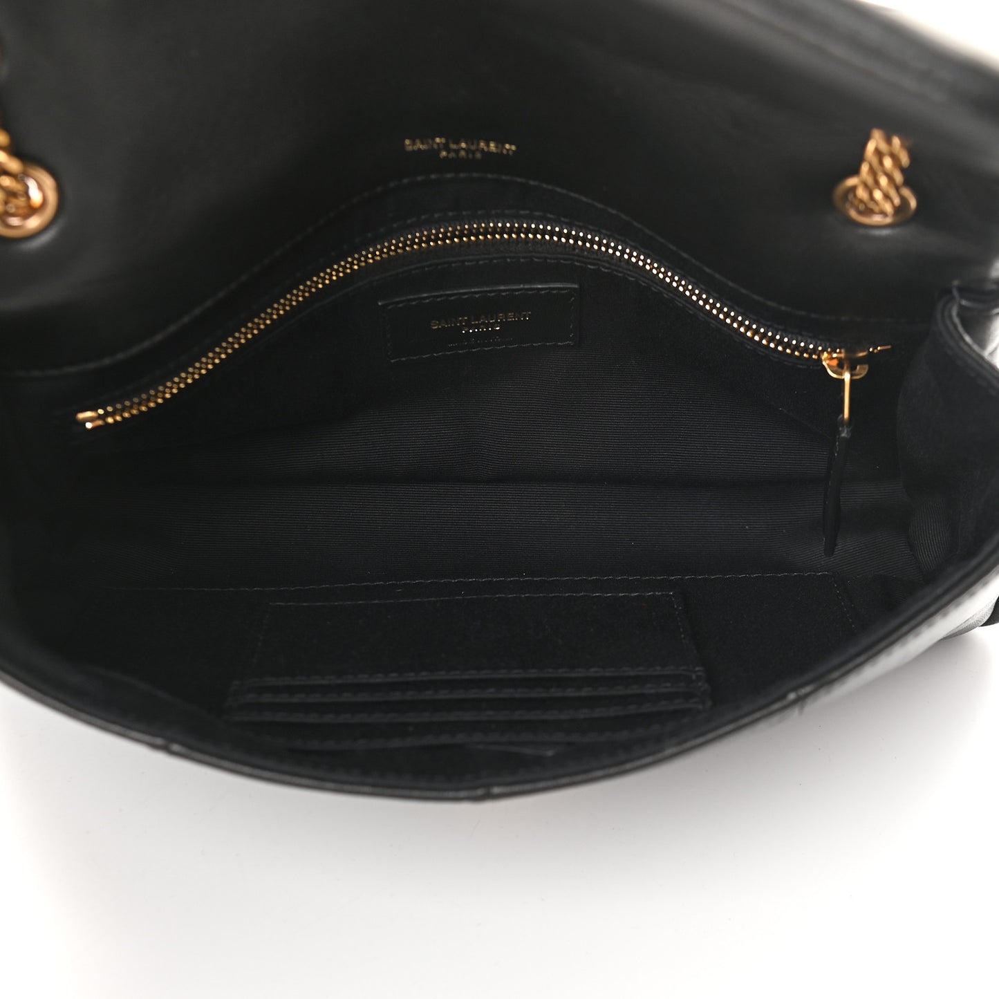 Lambskin Patchwork Monogram Medium Jamie Black