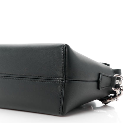 Fendi Vitello Dolce Bi-Color FF 1974 Embossed Mini By The Way Boston Bag Black Maya 12 of 13