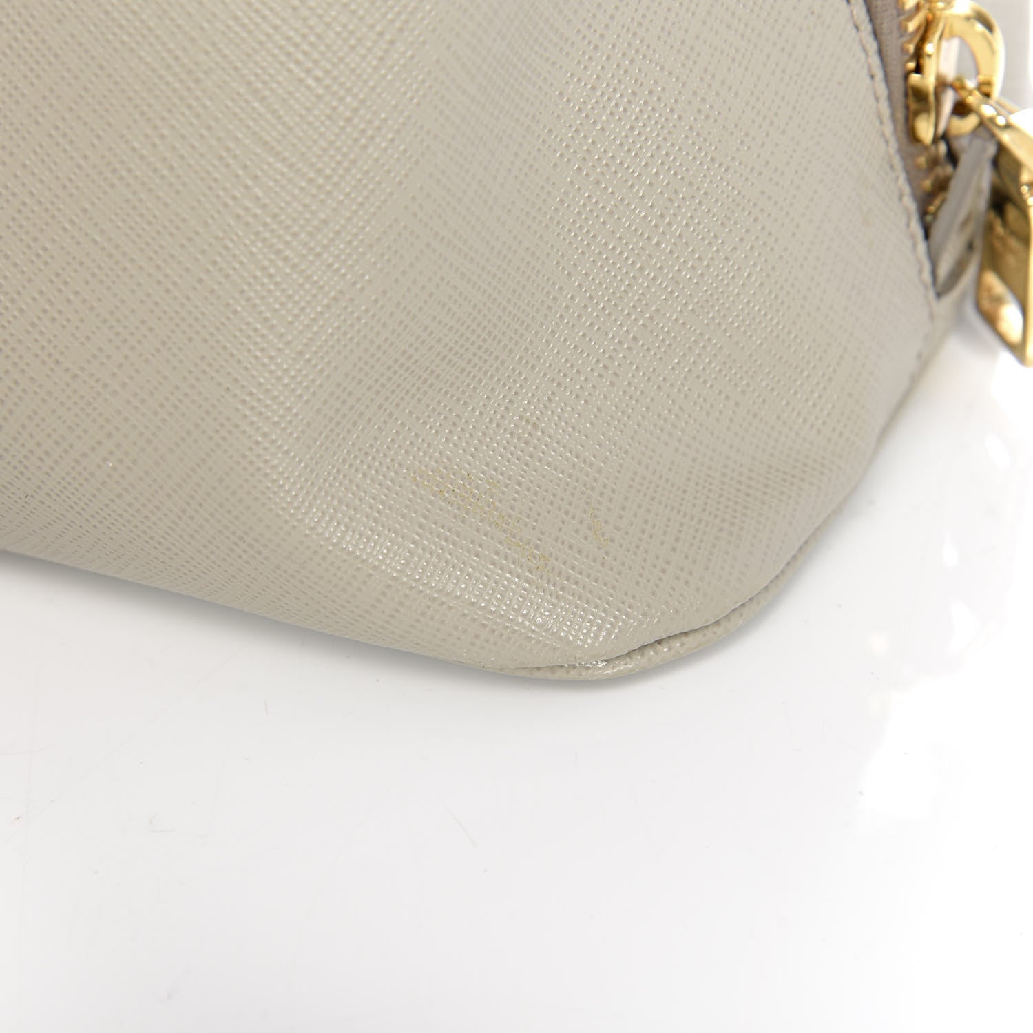 Prada Saffiano Lux Bi-Color Promenade Tote Talco Pomice 15 of 18
