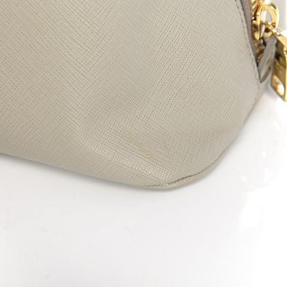 Prada Saffiano Lux Bi-Color Promenade Tote Talco Pomice 15 of 18