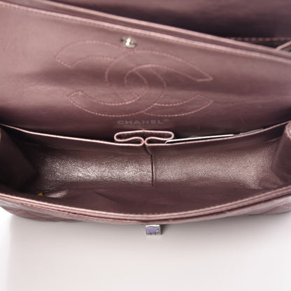 Chanel Metallic Aged Calfskin Quilted 2.55 Reissue 226 Flap Rose Fonce 5 of 11