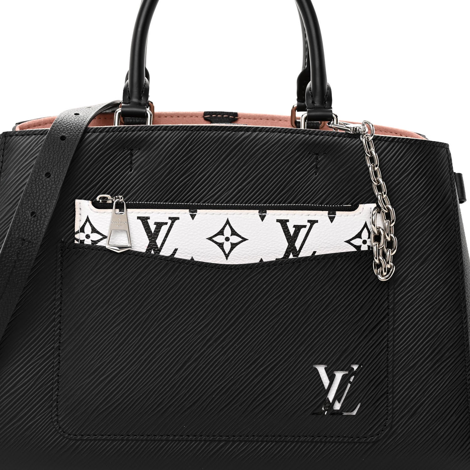 Louis Vuitton Epi Marelle Tote MM Black 6 of 8