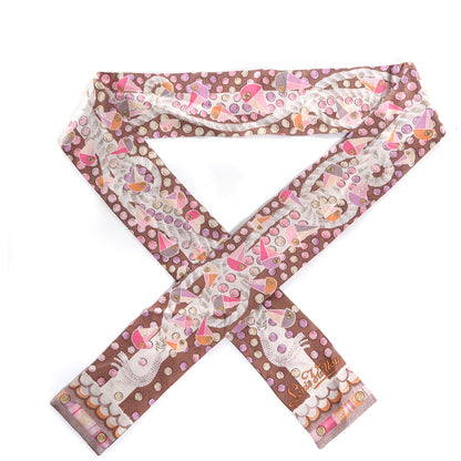 Louis Vuitton Silk Escale Bandeau Pink 1 of 6