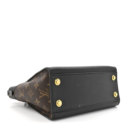 Louis Vuitton Calfskin Monogram On My Side PM Black 4 of 12