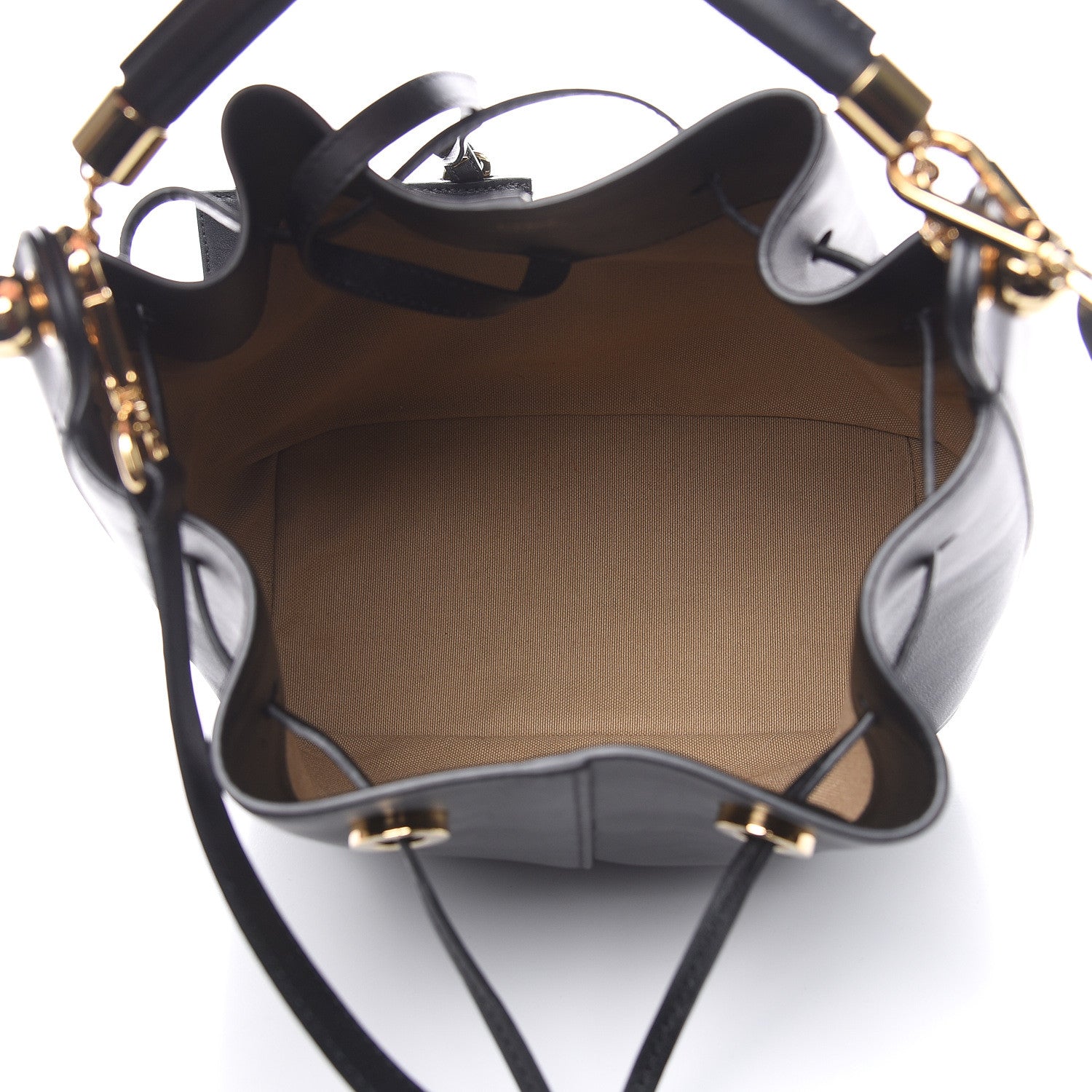 Chloe Calfskin Gala Medum Bucket Bag Black 6 of 11