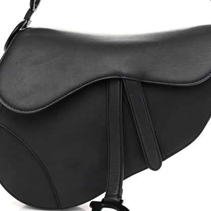 Christian Dior Ultra Matte Calfskin Saddle Bag Black 8 of 10
