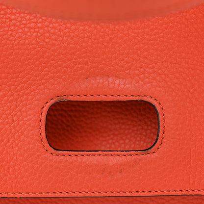 Gucci Cellarius Calfskin Large Bamboo Daily Top Handle Bag New Dark Orange 11 of 11