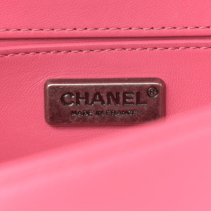 Chanel Galuchat Stingray Small Boy Flap Pink 6 of 13