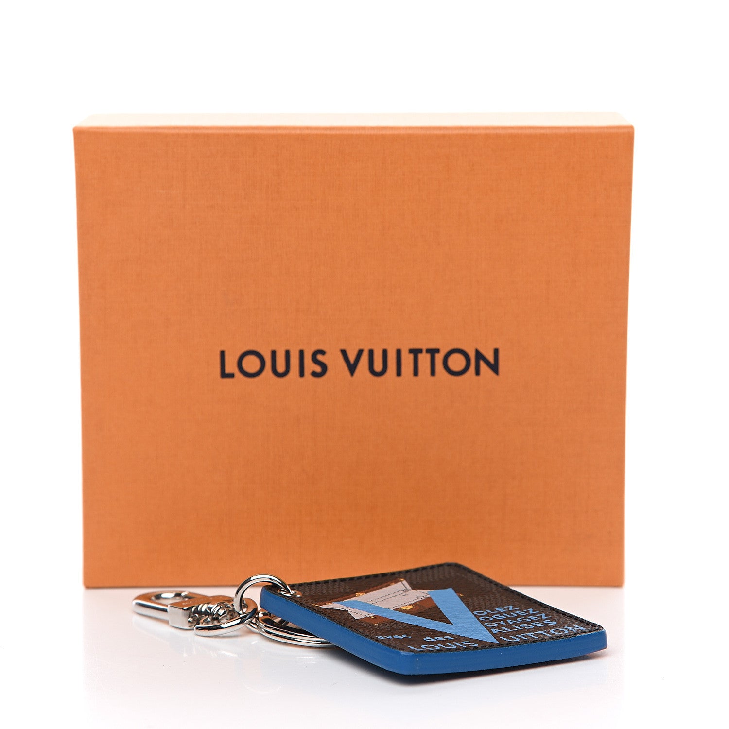 Louis Vuitton Monogram Illustre V Bag Charm Key Holder 3 of 3