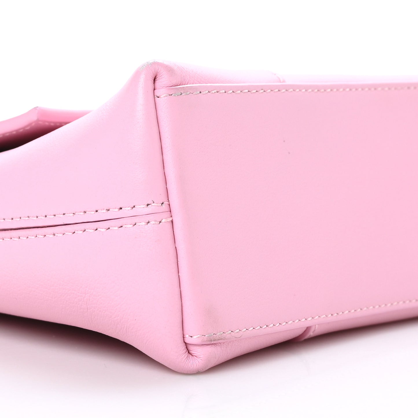 Semi Shiny Smooth Calfskin XS Downtown Shoulder Bag Candy Pink