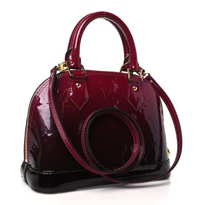 Louis Vuitton Vernis Degrade Alma BB Magenta 3 of 10