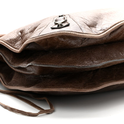 Balenciaga Chevre Classic Hardware Mid Afternoon Tote Truffle 10 of 11